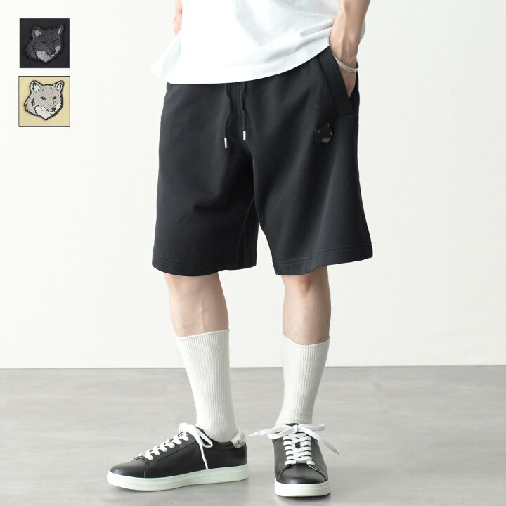 楽天市場】MAISON KITSUNE メゾンキツネ ボトムス パンツ ハーフパンツ 