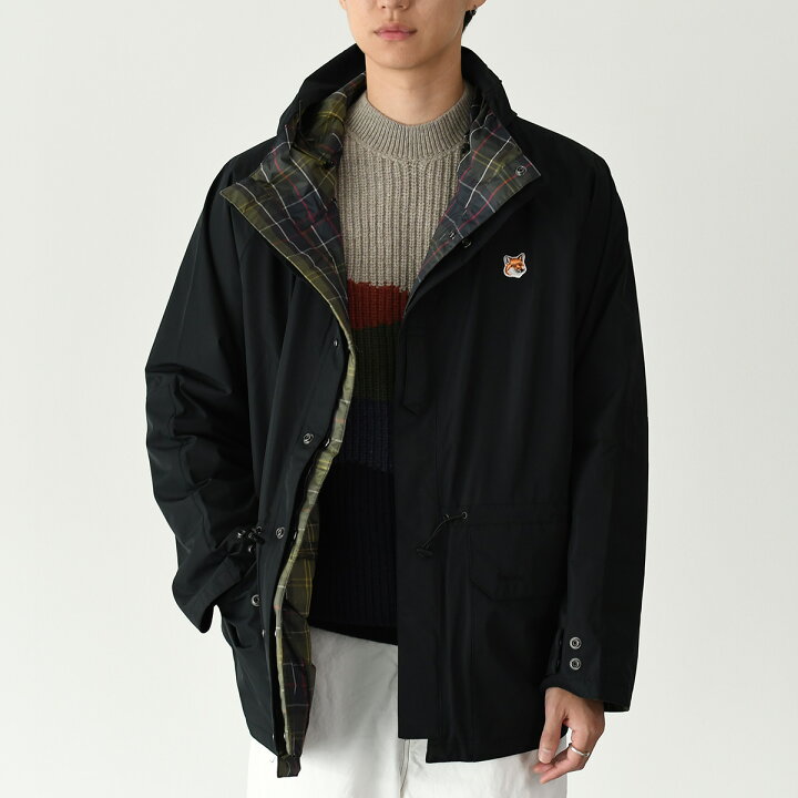 楽天市場】MAISON KITSUNE × BARBOUR メゾンキツネ バブアー アウター 
