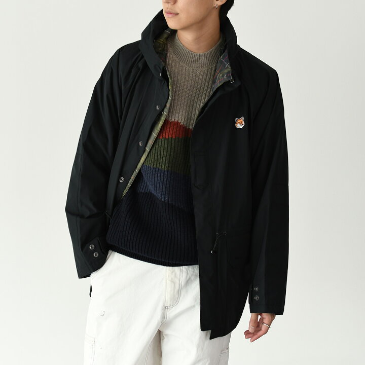 楽天市場】MAISON KITSUNE × BARBOUR メゾンキツネ バブアー アウター 