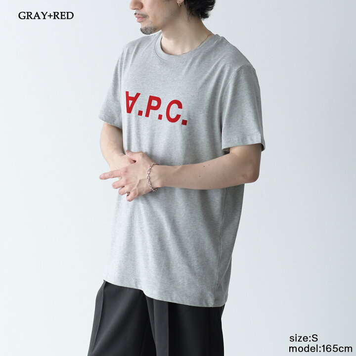 楽天市場】A.P.C アーペーセー ロゴ コットン Tシャツ 半袖 春 夏 ロゴ  
