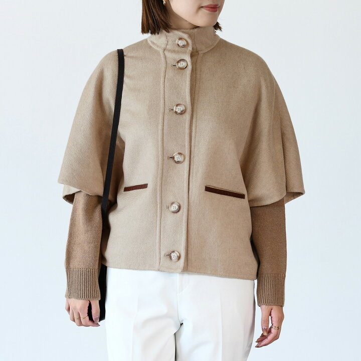 楽天市場】【P10倍&5％OFFクーポン】Max Mara マックスマーラ ケープ  