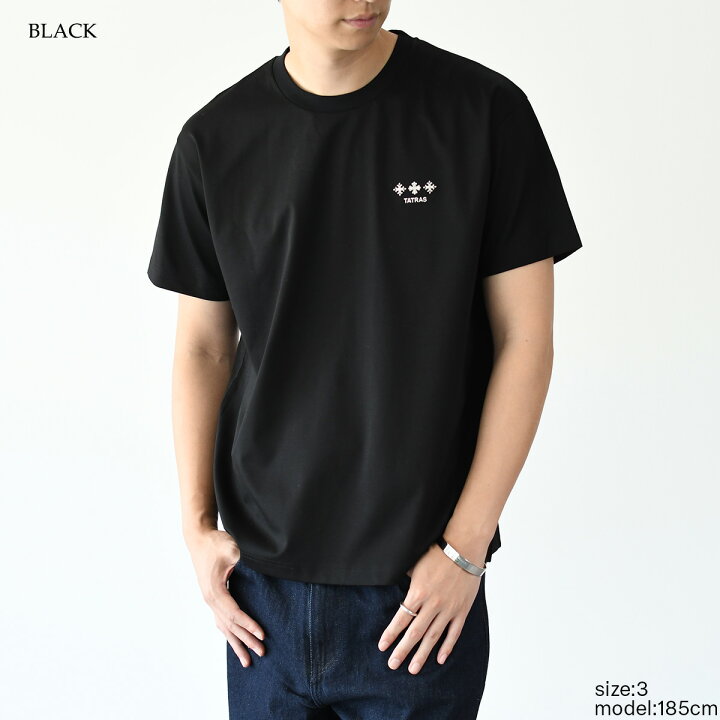 楽天市場】TATRAS タトラス NUNKI ヌンキ コットン ロゴ Tシャツ 
