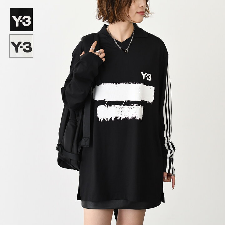 楽天市場】Y-3 ワイスリー トップス Tシャツ U GFX LOGO LS T JM3233 