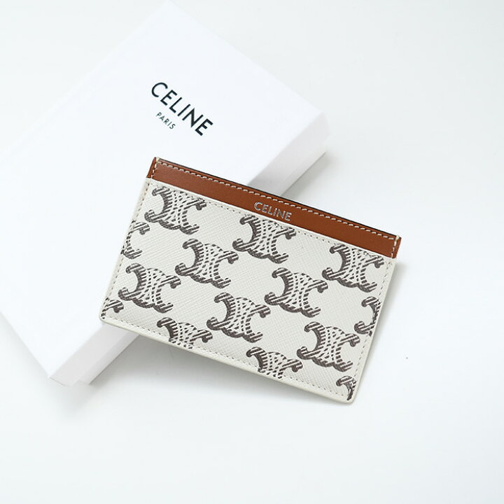 楽天市場】CELINE セリーヌ トリオンフ Triomphe カーフスキン カード  