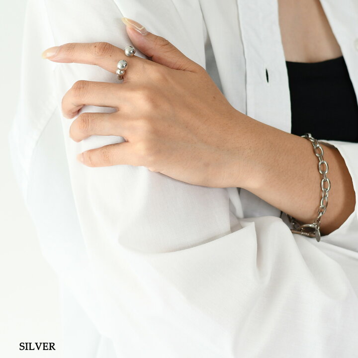 JIL SANDER ジルサンダー オープンリング シルバー925 (Jil Sander 