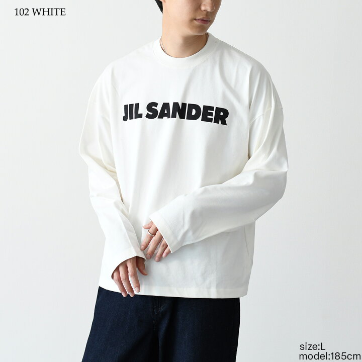 楽天市場】JILSANDER ジルサンダー ロゴ 長袖 Tシャツ J22GC0136 