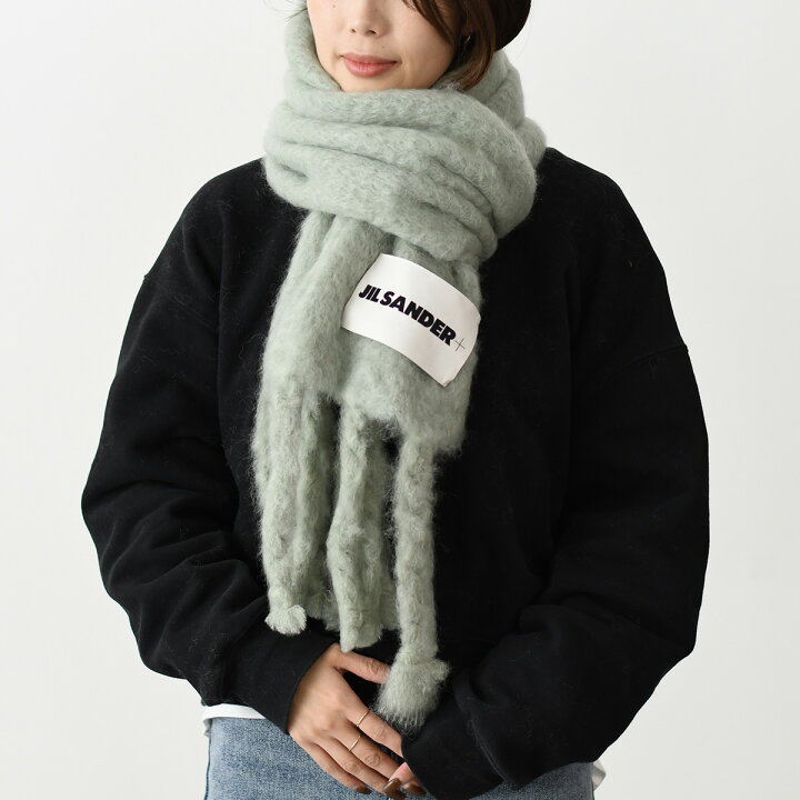 楽天市場】JILSANDER ジルサンダー マフラー ストール ウール＆モヘア  