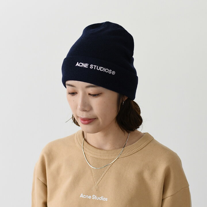 【美品】Acne Studios アクネ ビーニー ニット帽 ウール レディース 中古・古着通販】Acne studios (アクネ ストゥディオス) スモールFaceロゴビーニー パープル｜ブランド・古着通販  トレファク公式【TREFAC FASHION】スマホサイト 
