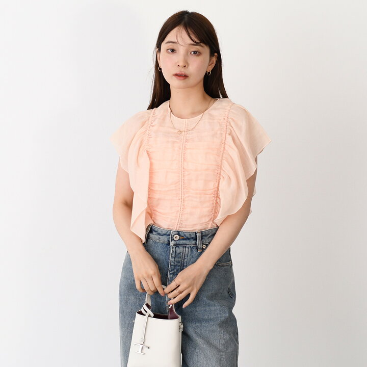 SEE BY CHLOE ノースリーブフローラルトップス クロエ Chloe 