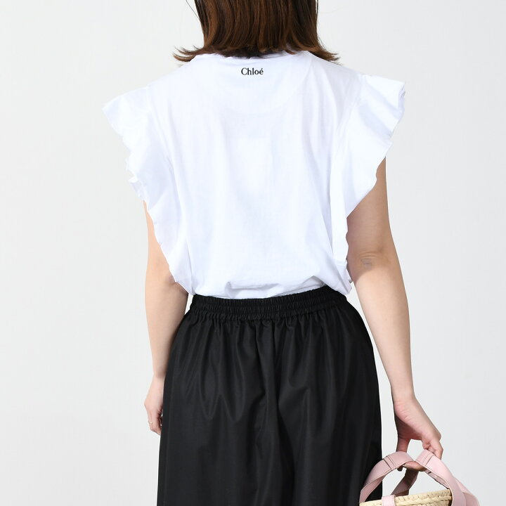 楽天市場】【12％OFF対象商品】CHLOE クロエ トップス ラッフルタンク 
