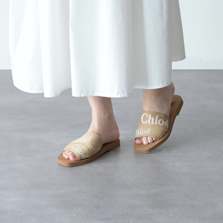 楽天市場】【最大10,000円OFF】CHLOE クロエ フラットミュール 