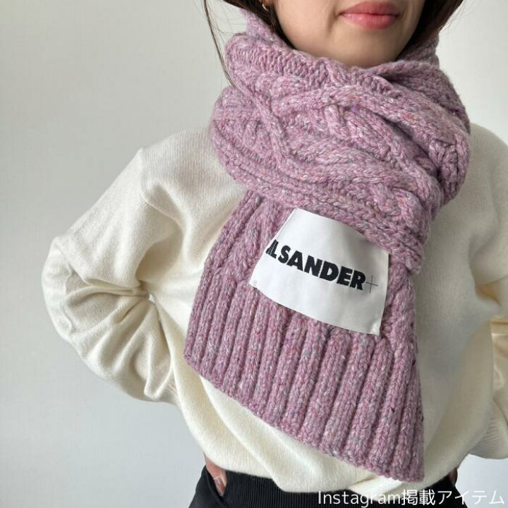 楽天市場】【最大P10倍】JILSANDER ジルサンダー マフラー ロゴラベル  