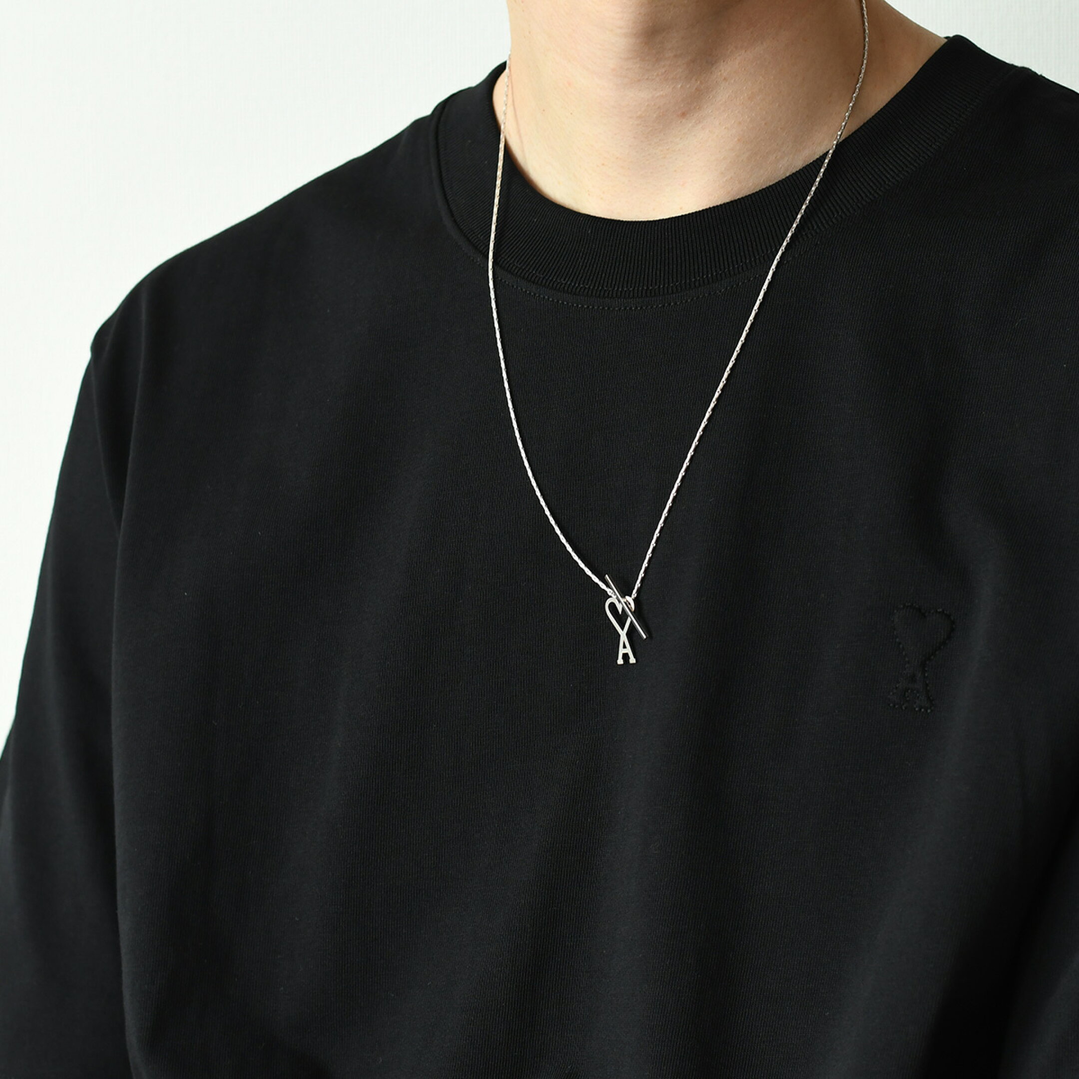 AMI PARIS アミパリス アクセサリー ネックレス チェーンネックレス AMI ALEXANDRE MATTIUSSI AMI DE COEUR UJW916 361 メンズ ユニセックス ゴールド シルバー ペンダント ロゴ