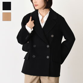 S Max Mara エス マックスマーラ アウター LUKAS ルーカス ピュア ウール ダブルフェイス ジャケット 9046011600 レディース ブラック ベージュ ウール ダブルブレスト 2026mmcp 0118cp