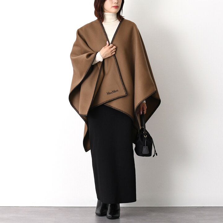 楽天市場】Max Mara マックスマーラ ケープ アウター COLOMBA ウール 