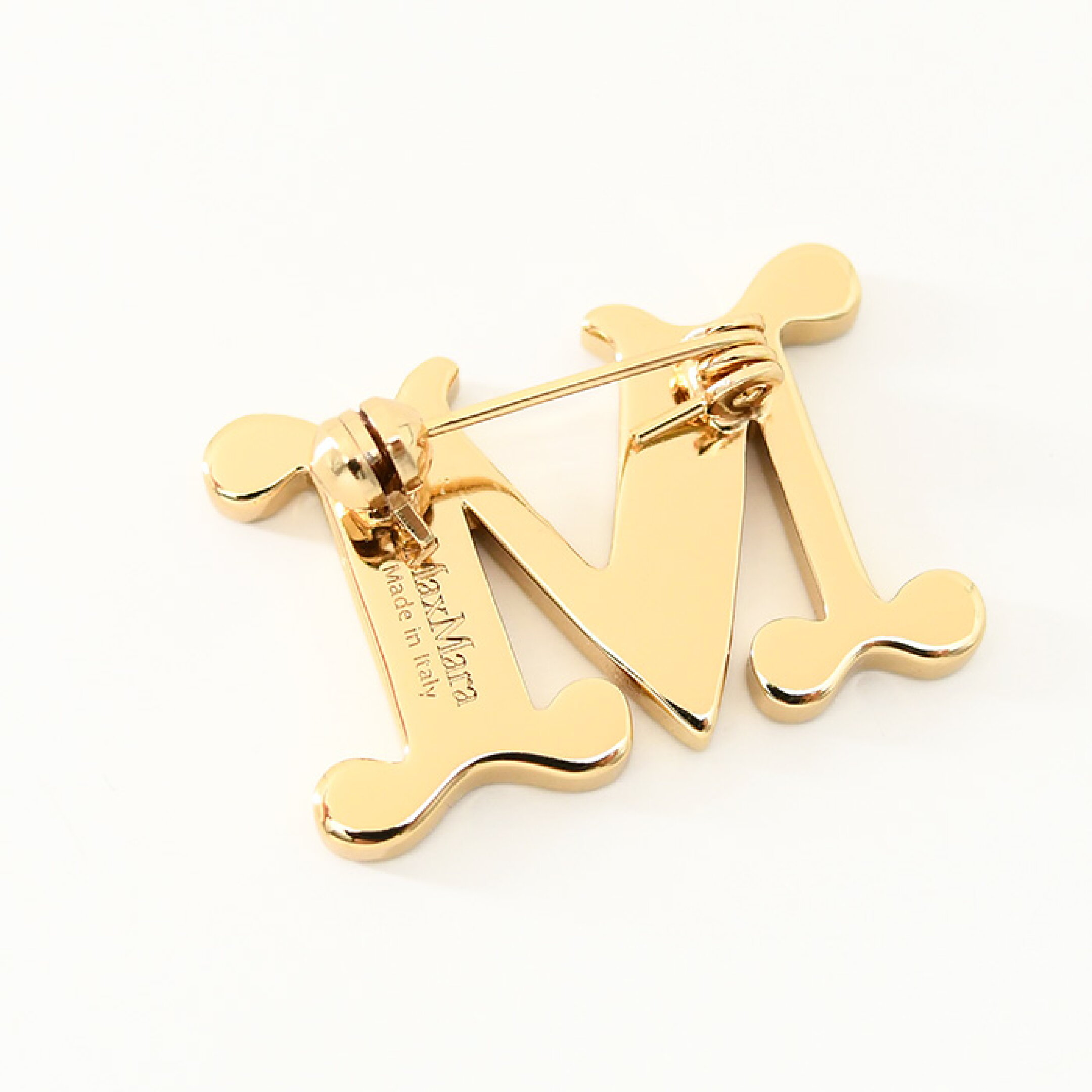 Max Mara マックスマーラ ブローチ FACELLA クリスタルモノグラムブローチ MXAFACELLA 261475521 レディース ホワイト ピンク レッド ブラック メタル ジルコニア ラインストーン