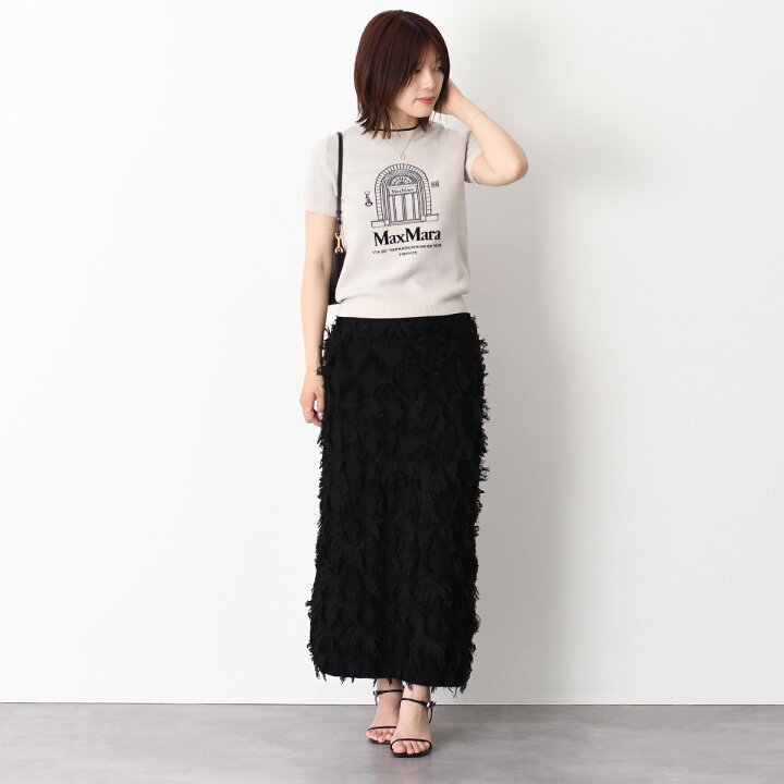 楽天市場】【本日までクーポン対象】【5/25新入荷】S Max Mara エス S Max Mara EUFORIA ウール半袖トップス