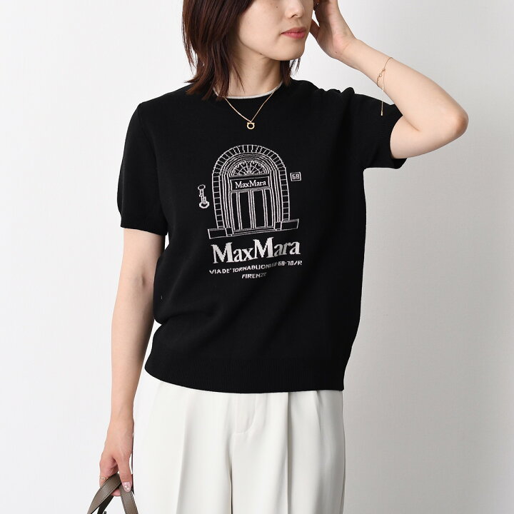 楽天市場】【本日までクーポン対象】【5/25新入荷】S Max Mara エス S Max Mara EUFORIA ウール半袖トップス