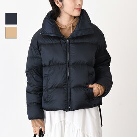 Max Mara The Cube マックスマーラ ザ キューブ アウター TREBI トレビ ダウンジャケット 9486075600 レディース ネイビー キャメル ベージュ ショート丈 キルティング フード ジッパー 防寒