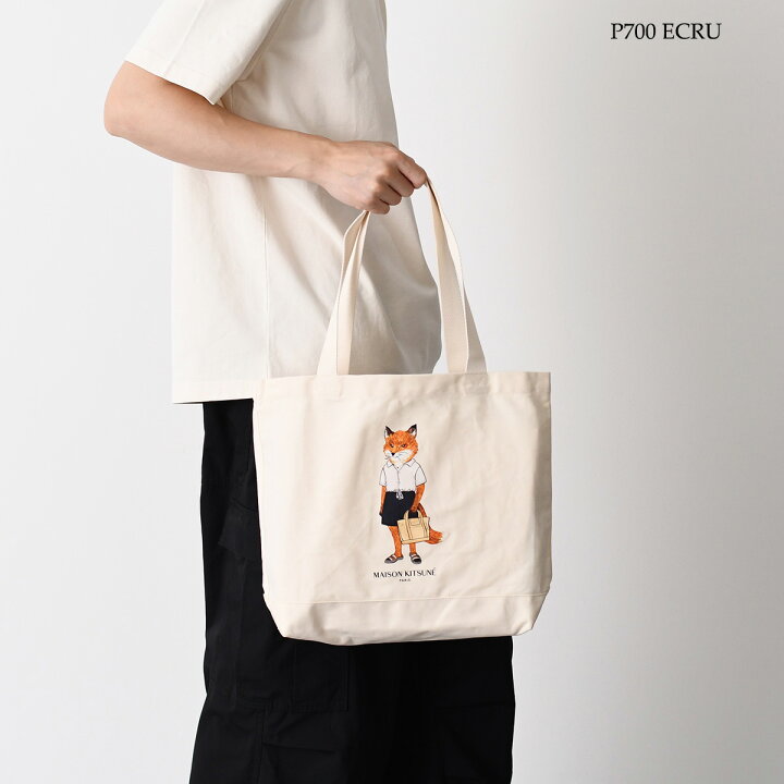楽天市場】【ポイント5倍】MAISON KITSUNE メゾン キツネ トートバッグ 