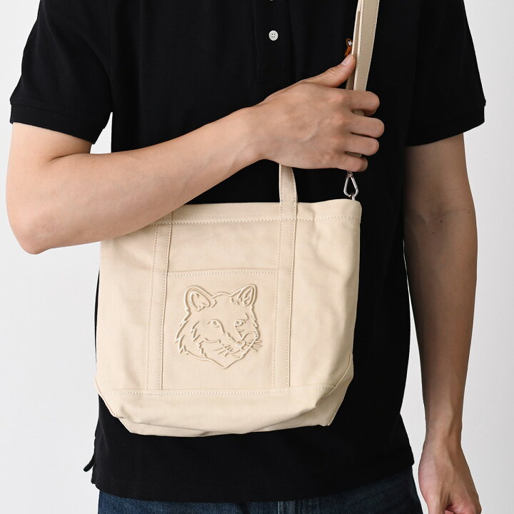 楽天市場】【5/12新入荷】MAISON KITSUNE メゾン キツネ トート バッグ 