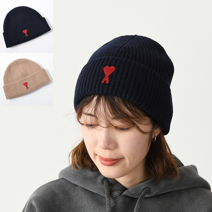 楽天市場】AMI ALEXANDRE MATTIUSSI アミ ニット帽 帽子 Ami de Coeur  