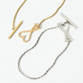 AMI ALEXANDRE MATTIUSSI AMI DE COEUR アミパリス ブレスレット アクセサリー チェーンブレスレット UJW917 361 メンズ ゴールド シルバー ロゴ ペンダント