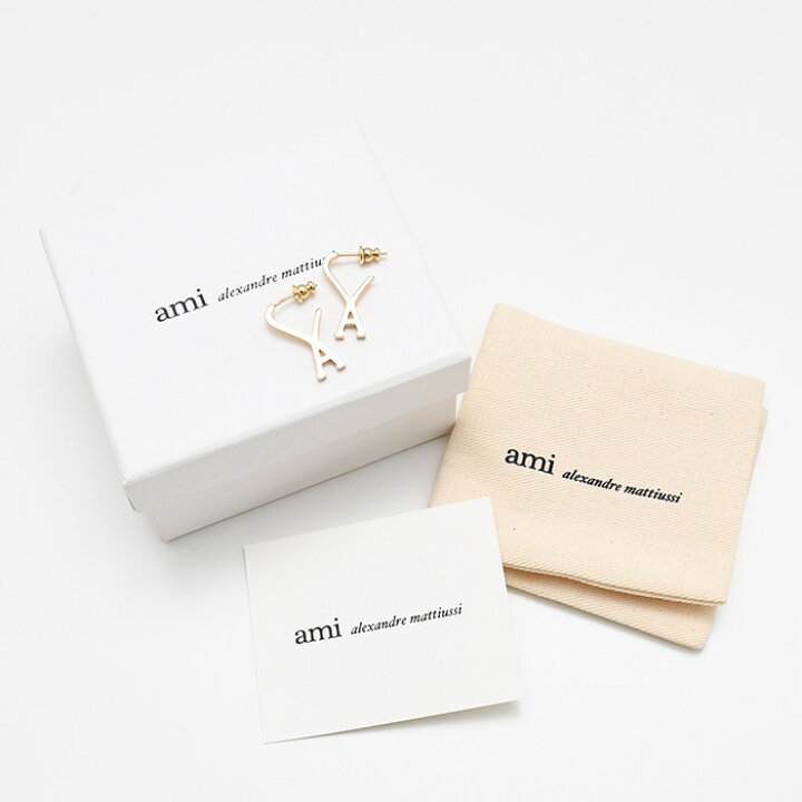 楽天市場】AMI PARIS アミパリス アクセサリー ピアス スモール フープ 