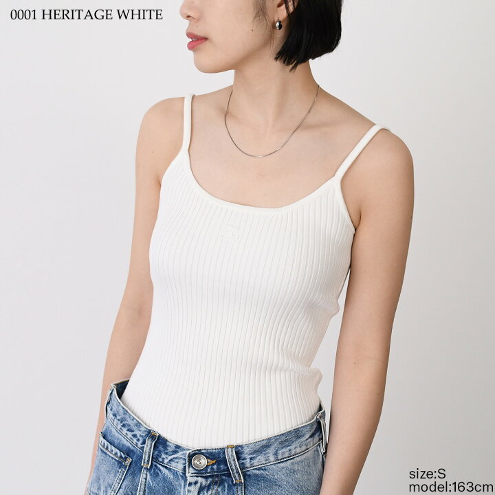 楽天市場】【限定ポイント10倍】Courreges クレージュ キャミソール 