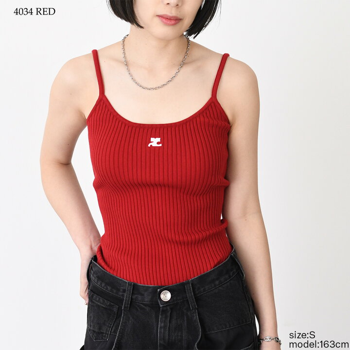 楽天市場】【限定ポイント10倍】Courreges クレージュ キャミソール 