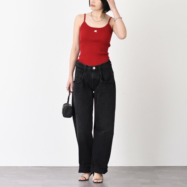 楽天市場】【限定ポイント10倍】Courreges クレージュ キャミソール 