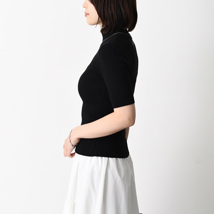 楽天市場】Courreges クレージュ 半袖ニット トップス REEDITION 半袖 