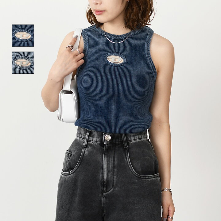 楽天市場】DIESEL ディーゼル タンクトップ トップス M-ANCHOR-A-SL 