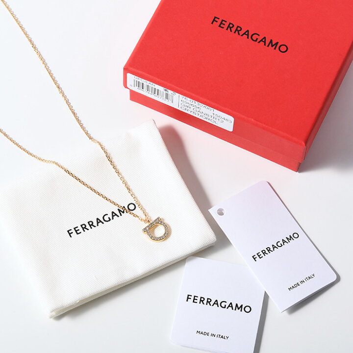 楽天市場】FERRAGAMO フェラガモ ネックレス アクセサリー ガンチーニ 