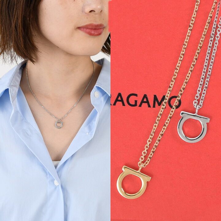 楽天市場】FERRAGAMO フェラガモ ネックレス アクセサリー ペンダント 
