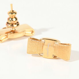 FERRAGAMO フェラガモ アクセサリー ピアス ヴァラ・リボン 760546 998984 レディース ゴールド 真鍮 スタッズピアス オケージョン