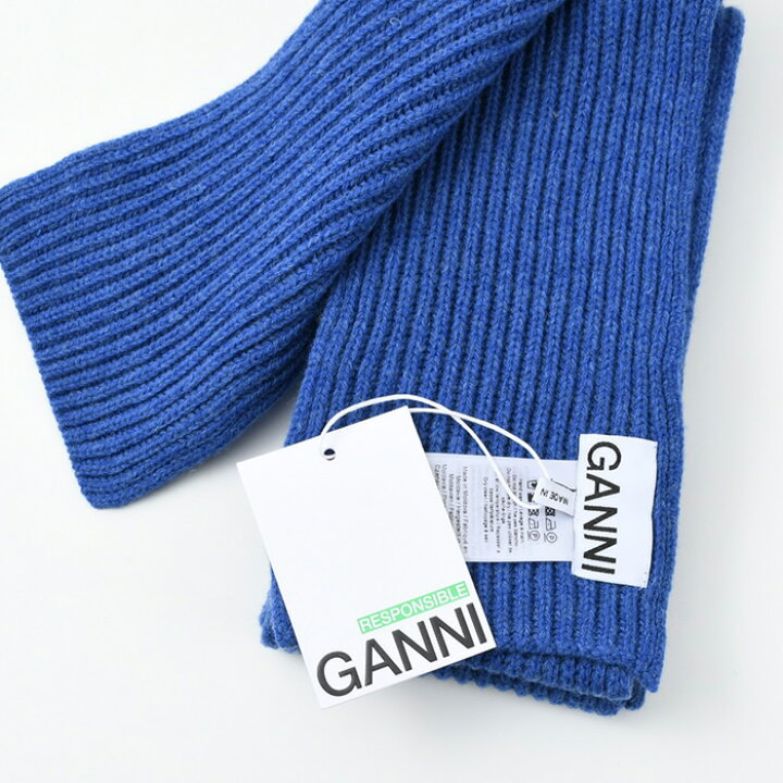 楽天市場】【P10倍&LINEお友達クーポン配布中】GANNI ガニー マフラー  