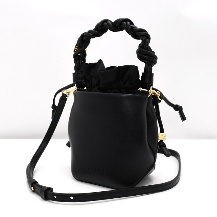 楽天市場】GANNI ガニー ハンドバッグ MINI BOU BUCKET BAG A6800 
