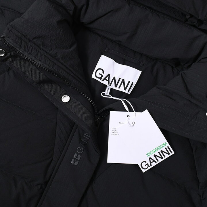 楽天市場】GANNI ガニー ダウン アウター TECH OVERSIZED PUFFER