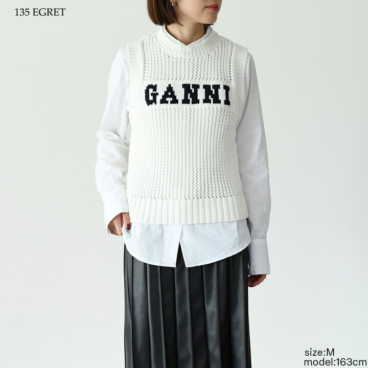 楽天市場】【全品P5倍】GANNI ガニー トップス ベスト ニットベスト 