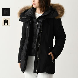MACKAGE マッカージュ ダウン アウター ジェニ エフ JENI-F ダウンジャケット レディース ブラック 黒 ホワイト ファー 冬 防寒