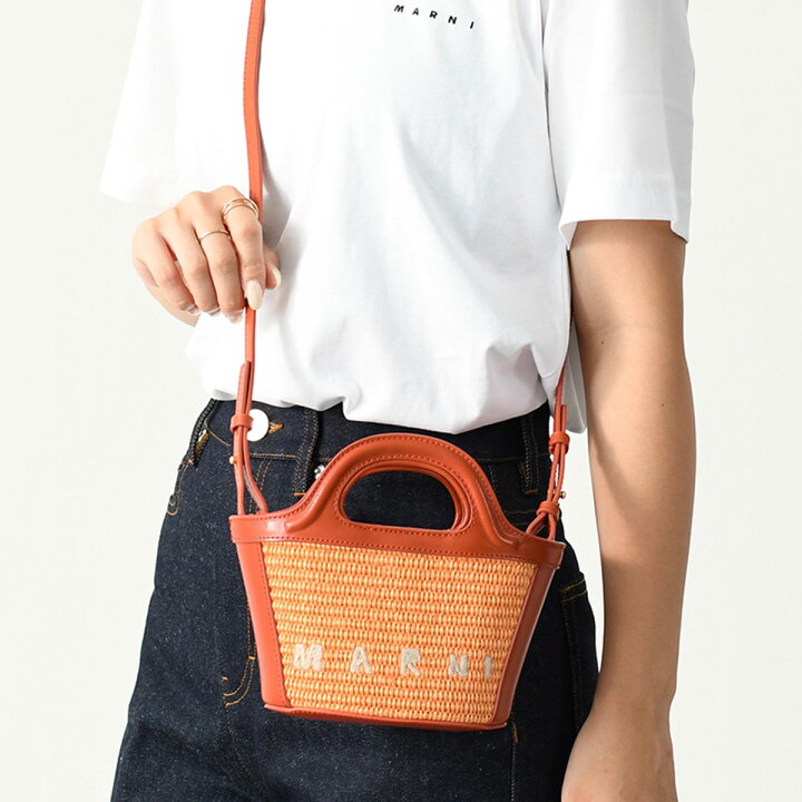 楽天市場】MARNI マルニ かごバッグ TROPICALIA SUMMER 2WAY マイクロ 