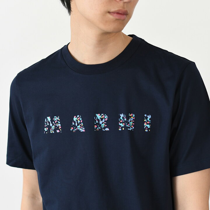 楽天市場】MARNI マルニ Tシャツ トップス ロゴT フラワーモチーフ 