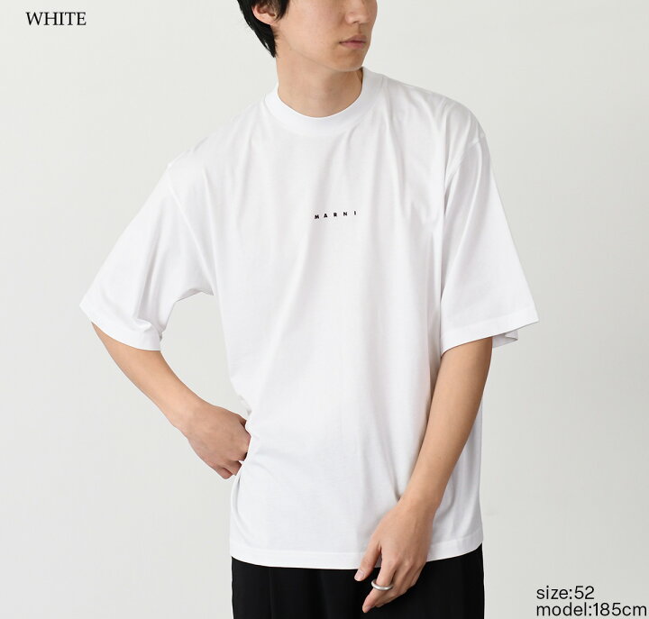 楽天市場】【最大10,000円OFF】MARNI マルニ ロゴ Tシャツ ロゴT CHEST  