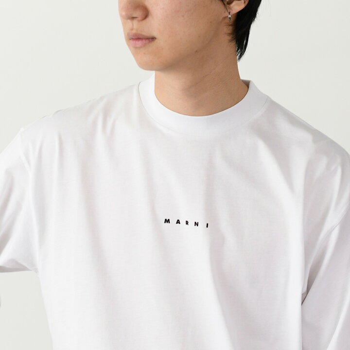 楽天市場】【5%OFF対象】MARNI マルニ ロゴ Tシャツ ロゴT CHEST MINI 