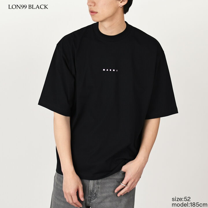 楽天市場】【P10倍&5%OFF】MARNI マルニ ロゴ Tシャツ ロゴT CHEST 