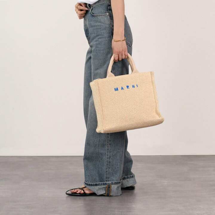 楽天市場】MARNI マルニ バッグ East-Westスモールトートバッグ 