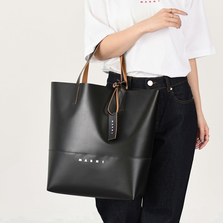 楽天市場】MARNI マルニ オープンショッパートートバッグ バッグ 