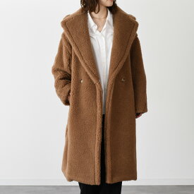 Max Mara マックスマーラ コート アウター テディベア アイコン ロングコート TEDDY 1016082600 レディース CAMEL キャメル ブラウン シルク レーヨン オーバーサイズ