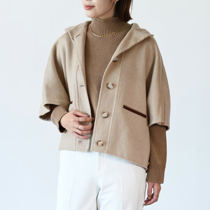楽天市場】Max Mara マックスマーラ ケープ ポンチョ 羽織り ROLL 